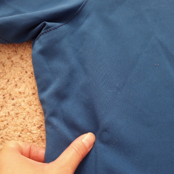 Carhartt Force Blue Scrub Top Size 2XL Doctor Nurse Dentist Vet Work - Picture 7 of 10